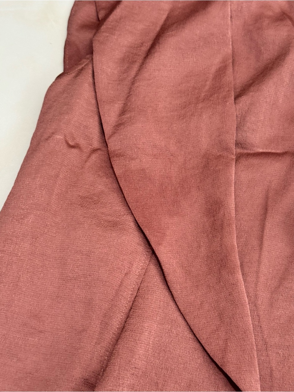 Express Rust Ruffle Sleeve Blouse - Picture 6 of 8